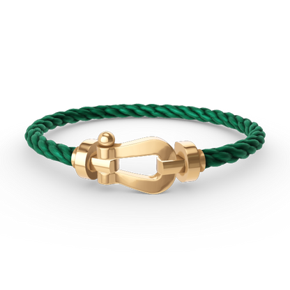 [Novalux]FORCE LARGE HORSESHOE BRACELET - GOLD