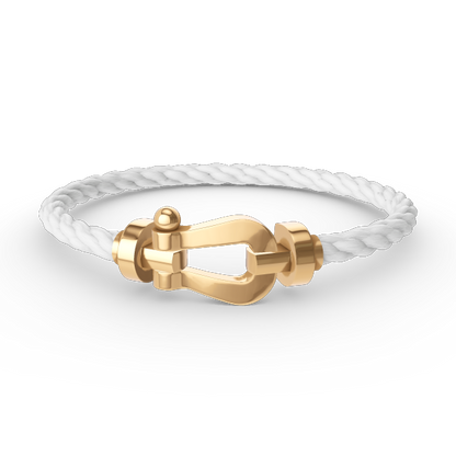 [Novalux]FORCE LARGE HORSESHOE BRACELET - GOLD