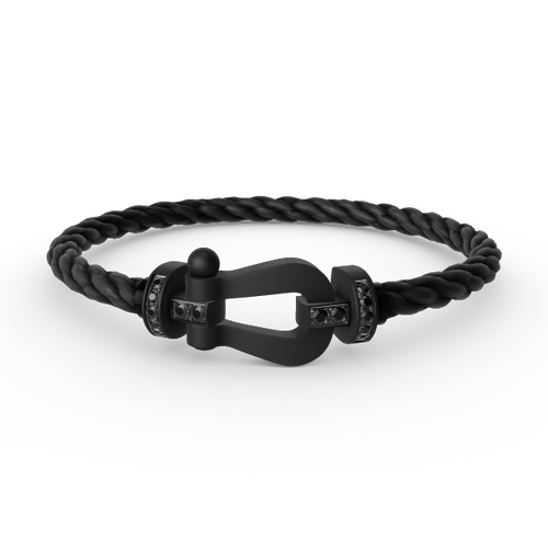 [Novalux]FORCE LARGE SERIES BLACK SAMURAI BRACELET