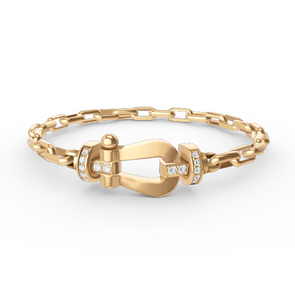 [Novalux]FORCE LARGE HORSESHOE CLASP METAL BRACELET