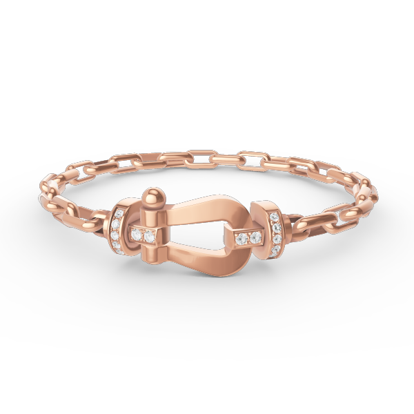[Novalux]FORCE LARGE HORSESHOE CLASP METAL BRACELET