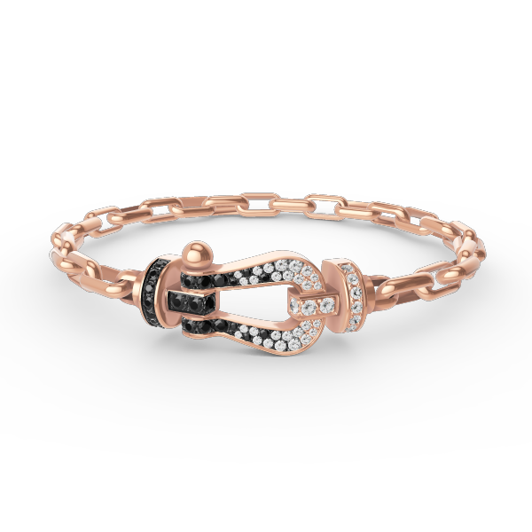 [Novalux]FORCE LARGE HORSESHOE CLASP METAL BRACELET