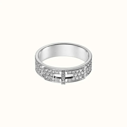 [Novalux]KELLY SILVER DIAMOND RING