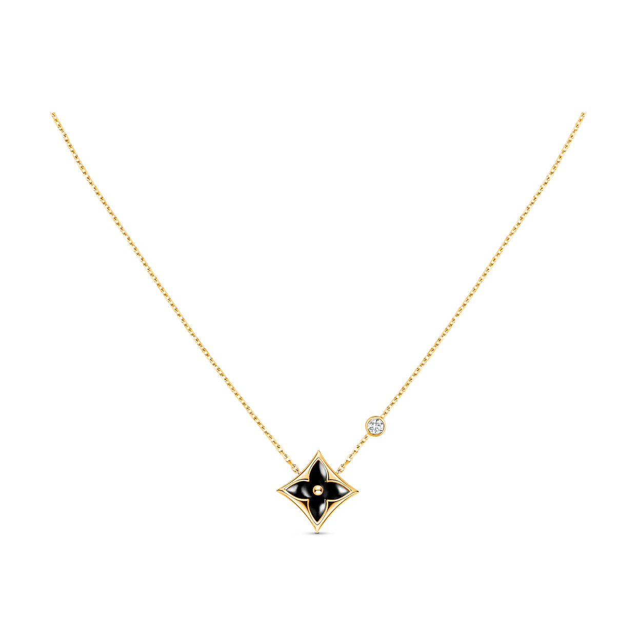 [Novalux]STAR BLACK MOP NECKLACE
