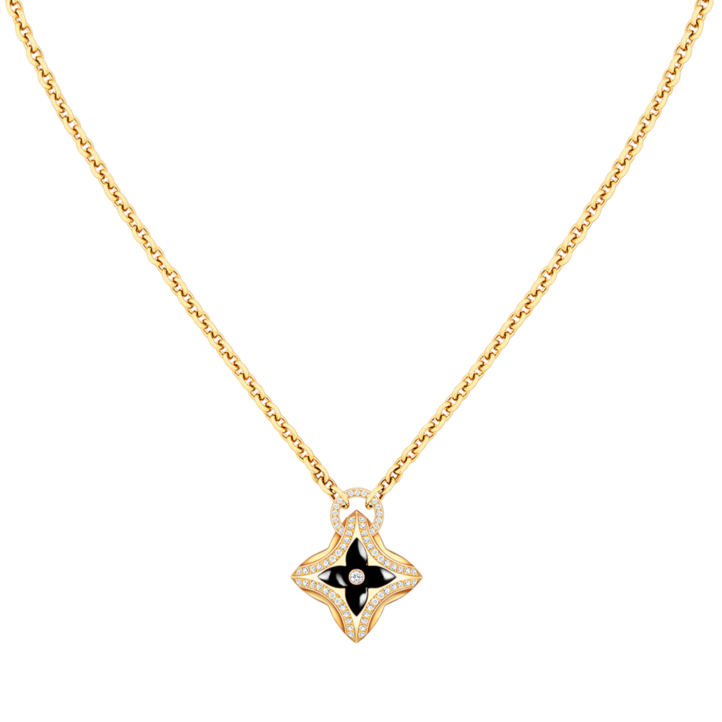 [Novalux]STAR PEDANT ROSE GOLD DIAMOND NECKLACE