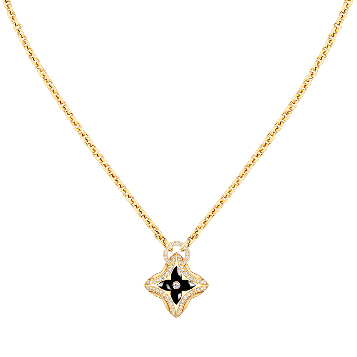 [Novalux]STAR PEDANT ROSE GOLD DIAMOND NECKLACE
