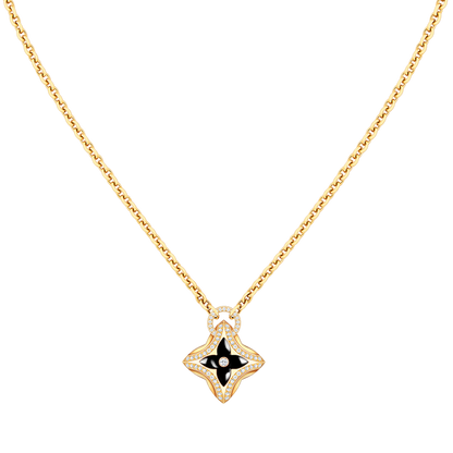 [Novalux]STAR PEDANT ROSE GOLD DIAMOND NECKLACE