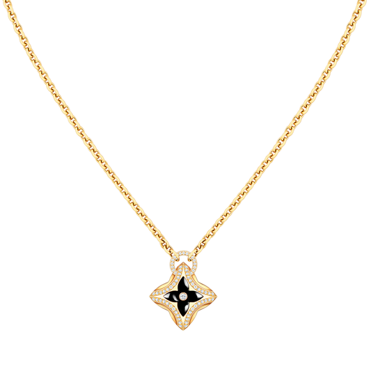 [Novalux]STAR PEDANT ROSE GOLD DIAMOND NECKLACE
