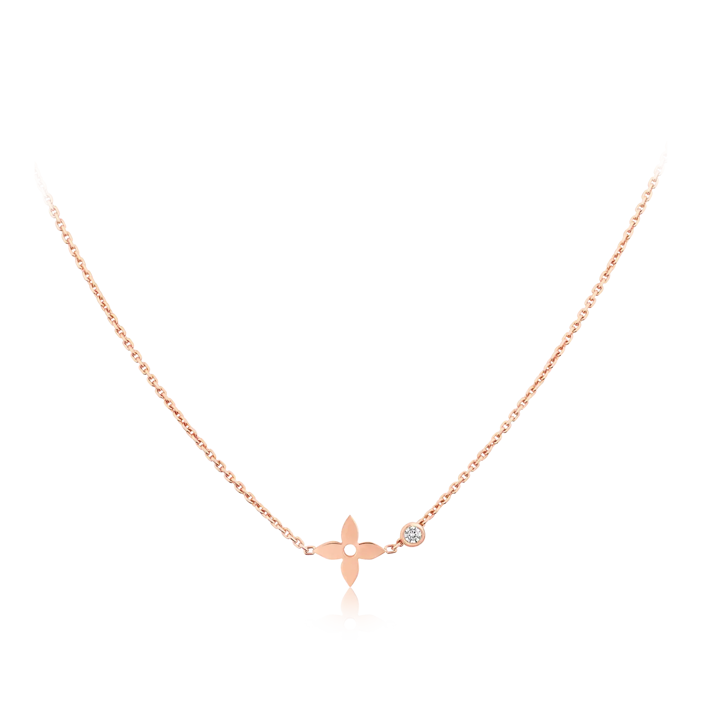 [Novalux]BLOSSOM PENDANT ROSE GOLD AND DIAMOND