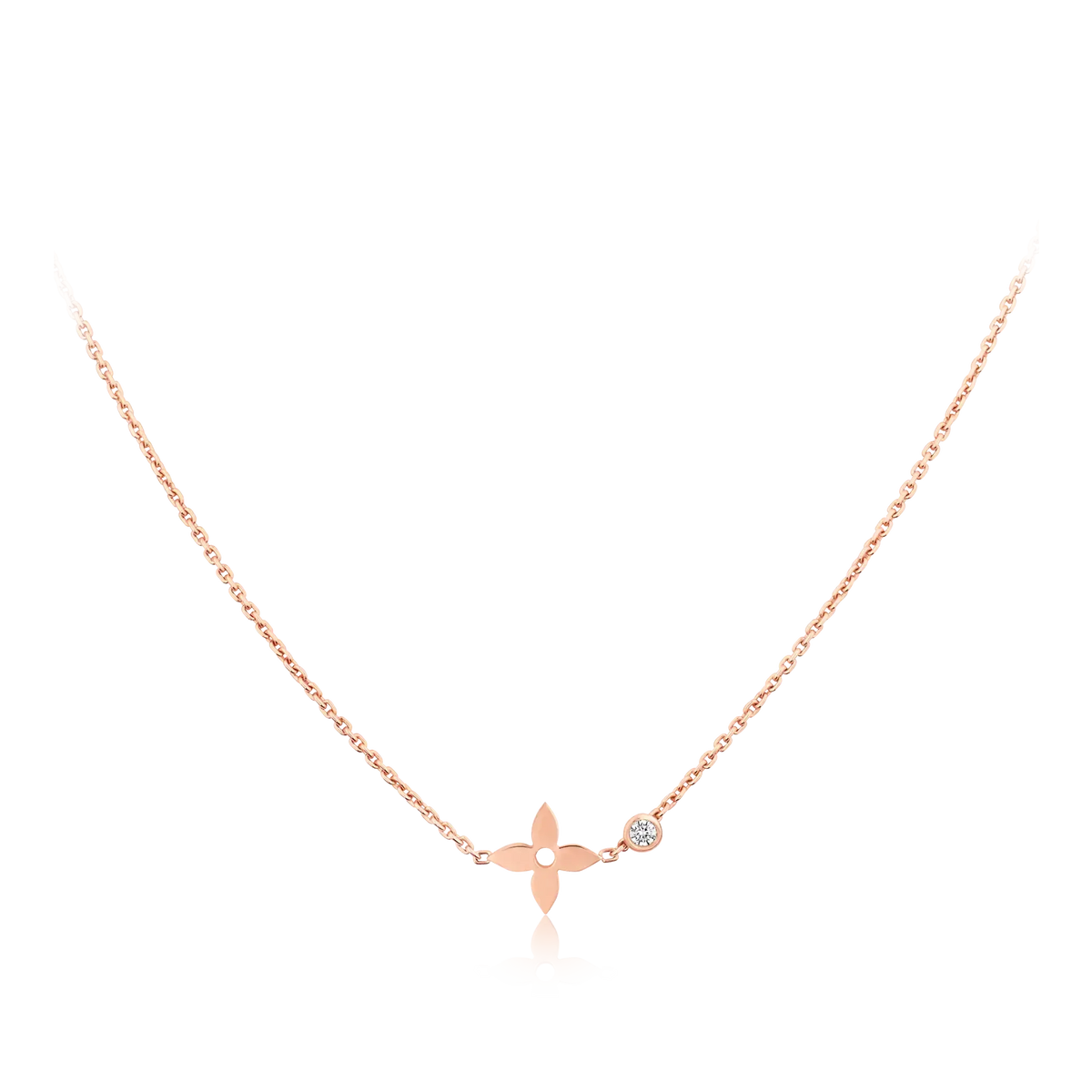 [Novalux]BLOSSOM PENDANT ROSE GOLD AND DIAMOND