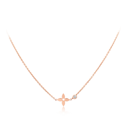[Novalux]BLOSSOM PENDANT ROSE GOLD AND DIAMOND