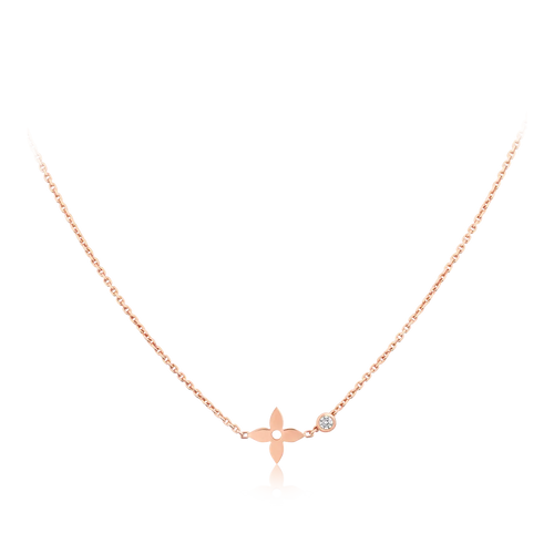 [Novalux]BLOSSOM PENDANT ROSE GOLD AND DIAMOND