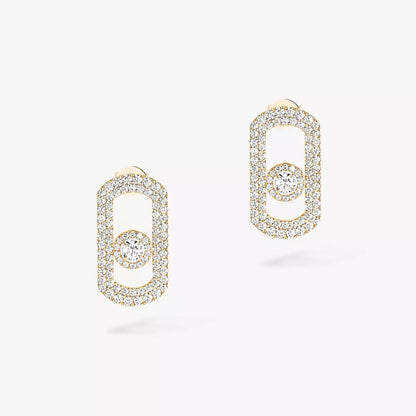 [Novalux]SO MOVE PAVÉ DIAMOND EARRINGS