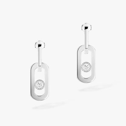 [Novalux]SO MOVE XL DIAMOND HOOP EARRINGS