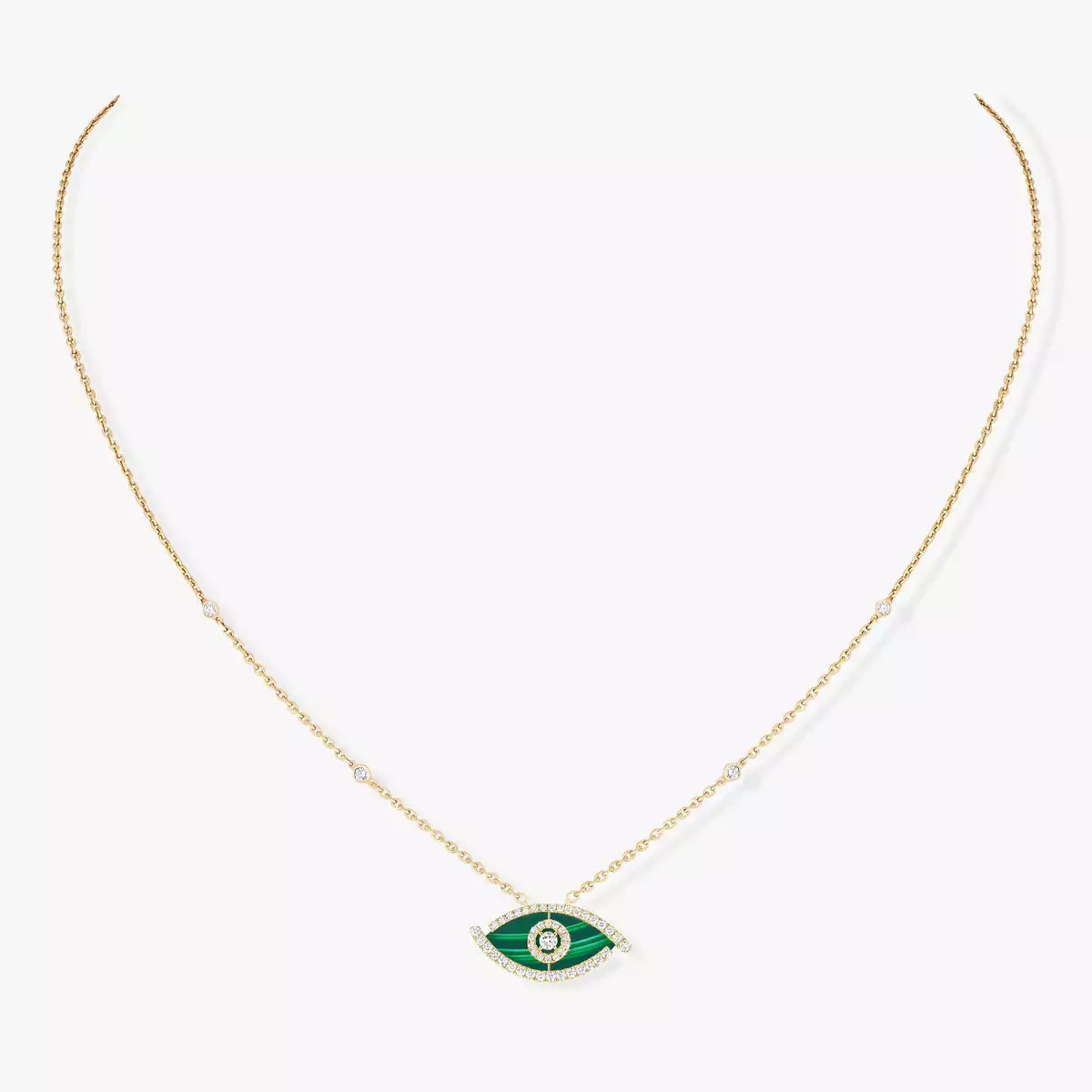 [Novalux]LUCKY EYE DIAMOND NECKLACE