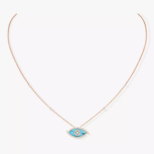 [Novalux]LUCKY EYE DIAMOND NECKLACE