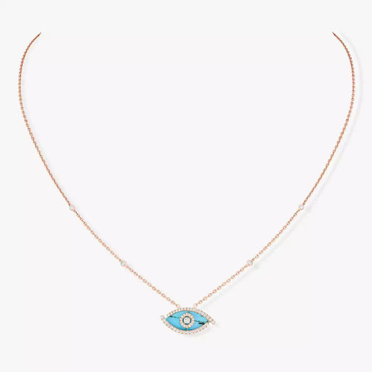 [Novalux]LUCKY EYE DIAMOND NECKLACE