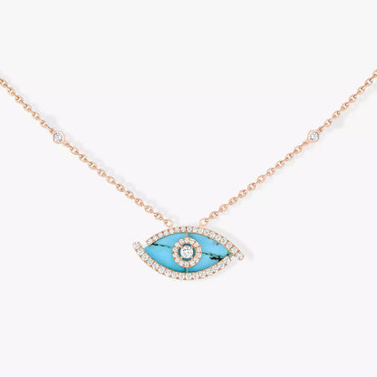 [Novalux]LUCKY EYE DIAMOND NECKLACE