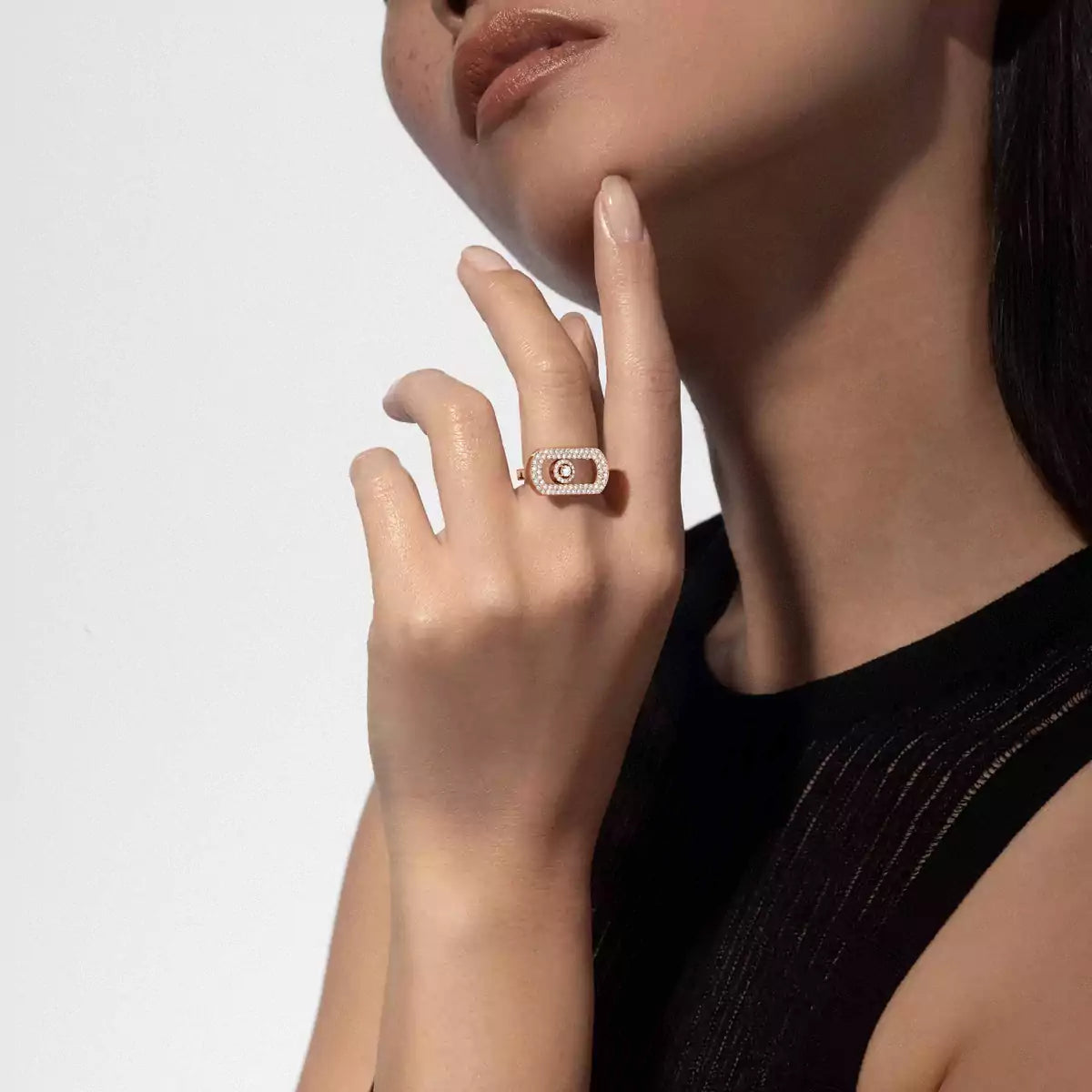 [Novalux]SO MOVE FULL PAVÉ DIAMOND RING