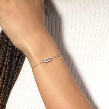 [Novalux]MOVE UNO SINGLE DIAMOND BRACELET