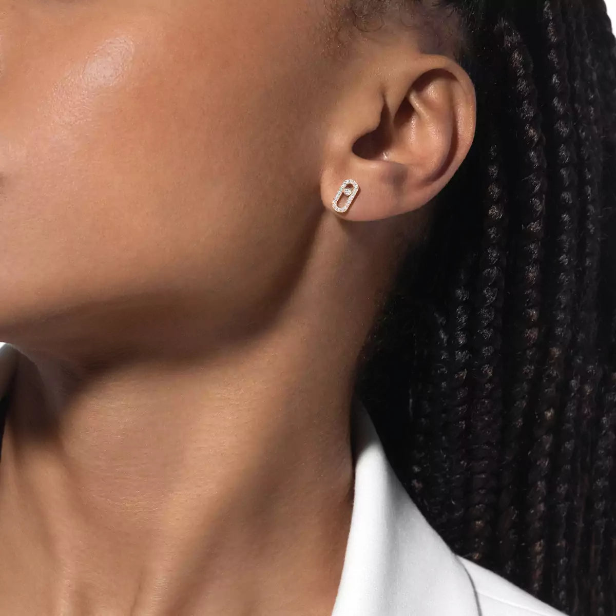 [Novalux]MOVE UNO DIAMOND EARRINGS