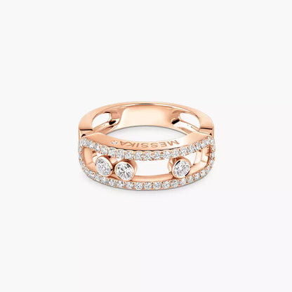 [Novalux]BABY MOVE PAVÉ DIAMOND RING