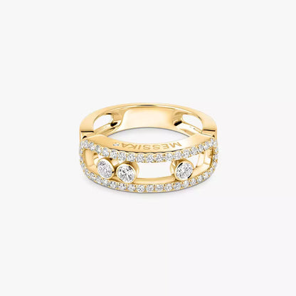 [Novalux]BABY MOVE PAVÉ DIAMOND RING