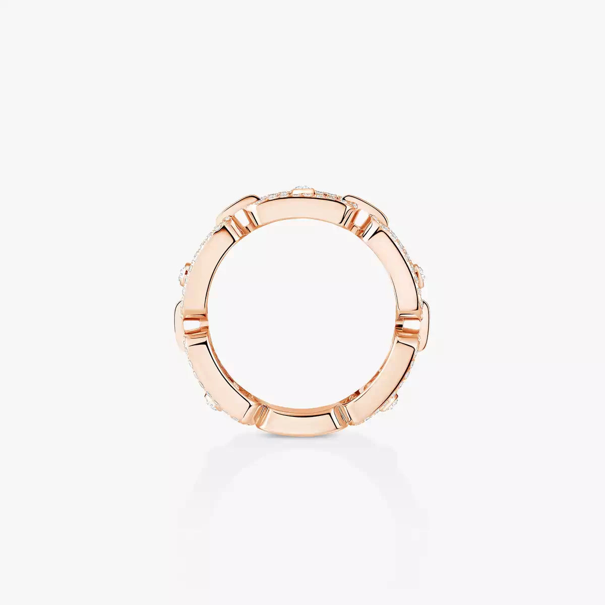 [Novalux]MOVE LINK PAVÉ DIAMOND RING