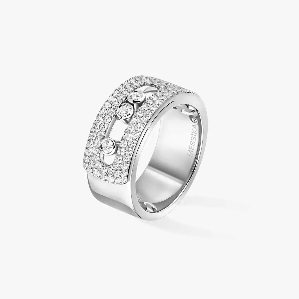 [Novalux]MOVE NOA PAVÉ DIAMOND INTERLOCKING RING