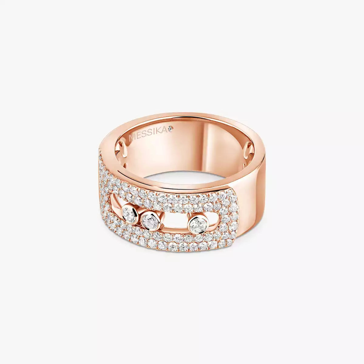 [Novalux]MOVE NOA PAVÉ DIAMOND INTERLOCKING RING