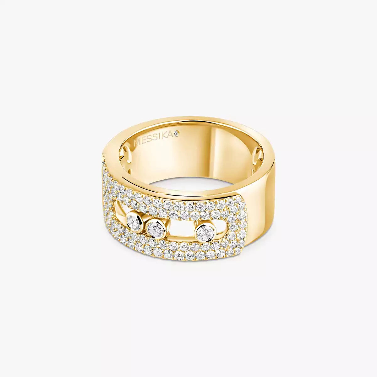 [Novalux]MOVE NOA PAVÉ DIAMOND INTERLOCKING RING