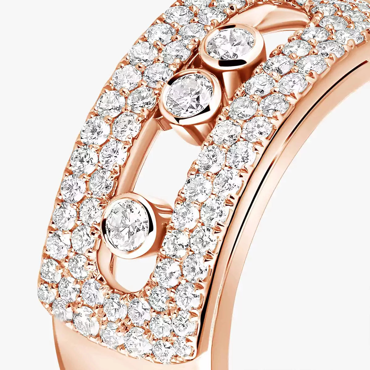 [Novalux]MOVE NOA PAVÉ DIAMOND INTERLOCKING RING