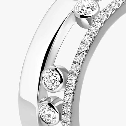 [Novalux]MOVE NOA PAVÉ DIAMOND INTERLOCKING RING