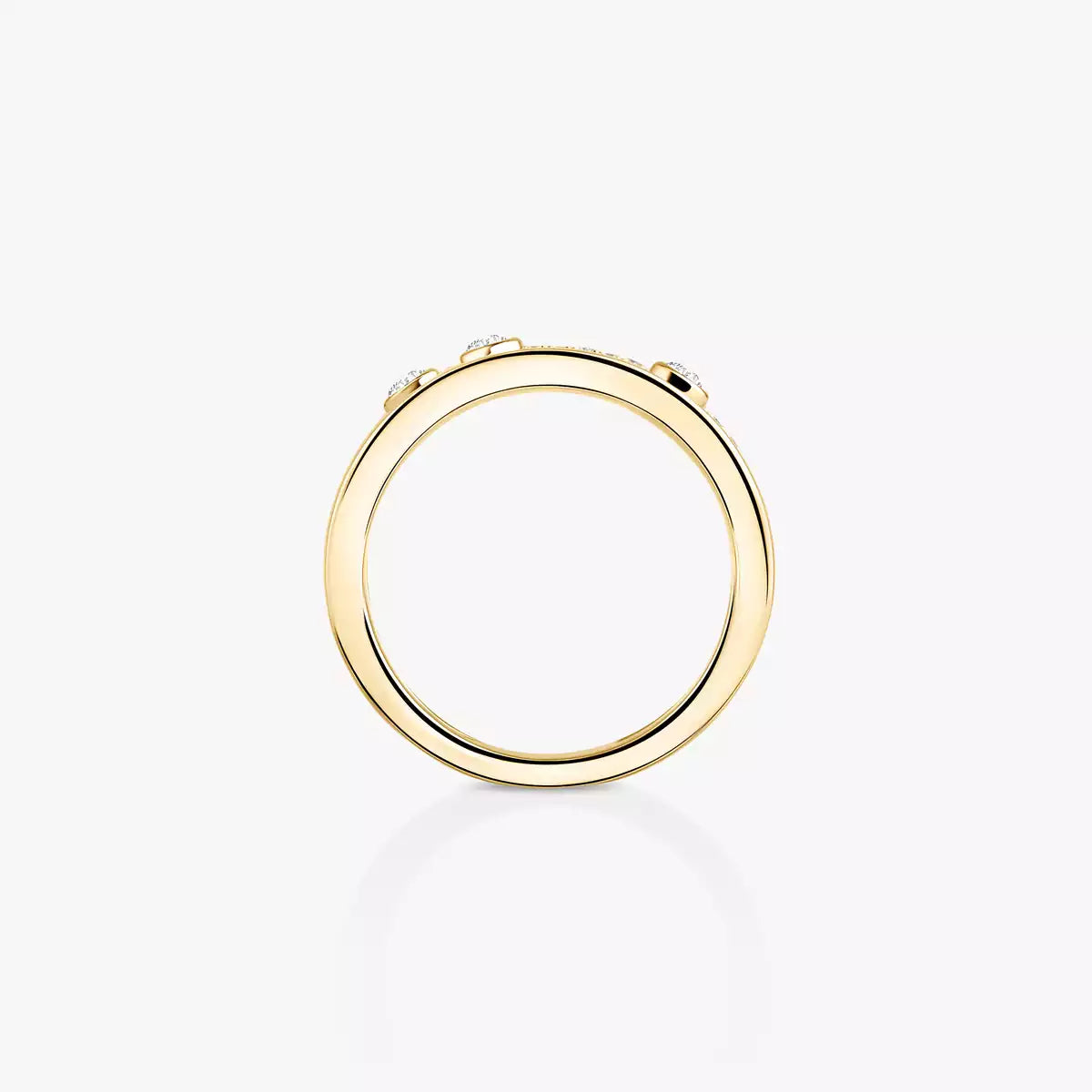 [Novalux]MOVE NOA PAVÉ DIAMOND INTERLOCKING RING