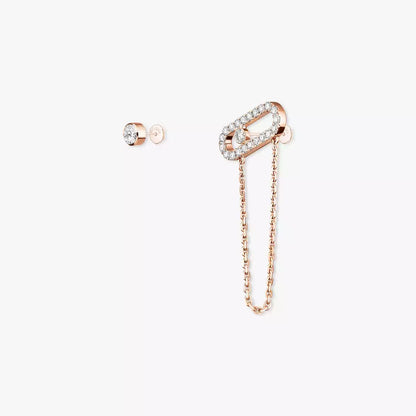 [Novalux]MOVE UNO ALL DIAMOND STUD EARRINGS