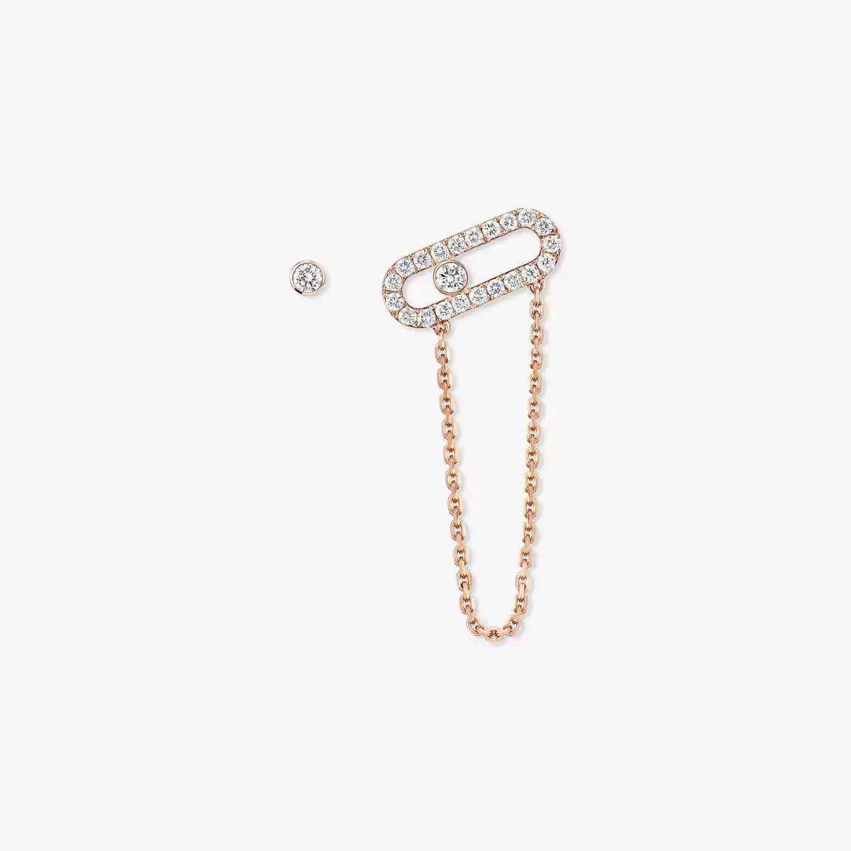 [Novalux]MOVE UNO ALL DIAMOND STUD EARRINGS