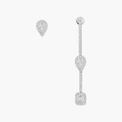 [Novalux]MY TWIN DIAMOND DROP EARRINGS