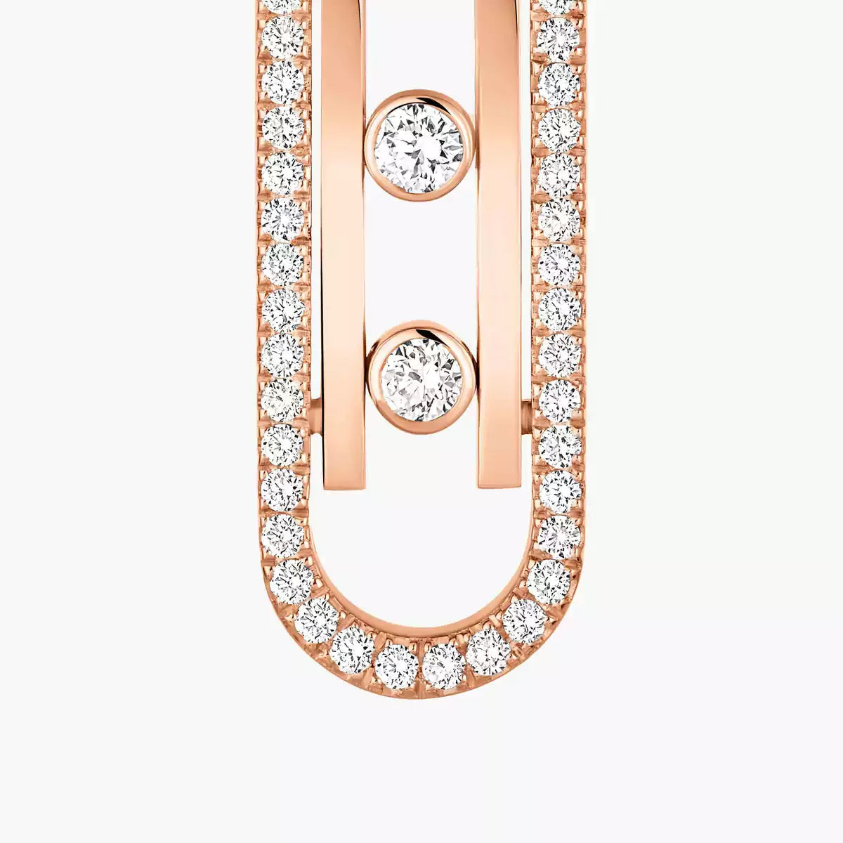 [Novalux]MOVE KINETIC DIAMOND PENDANT EARRINGS
