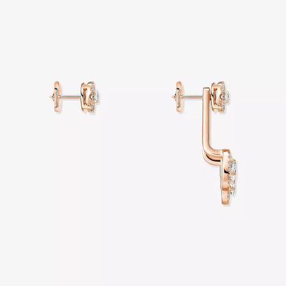 [Novalux]MY TWIN TRIO DIAMOND EARRINGS