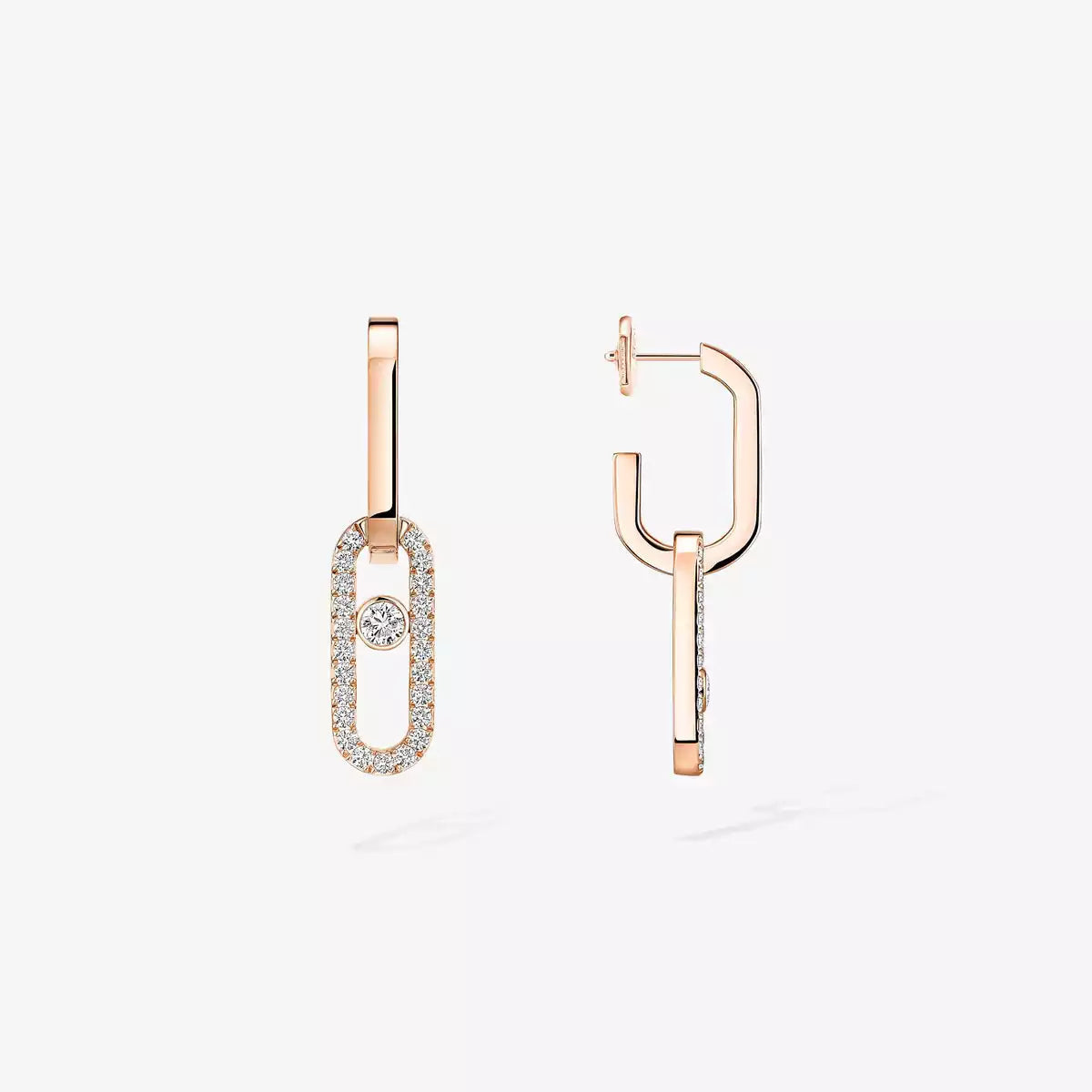 [Novalux]MOVE LINK KINETIC DIAMOND EARRINGS