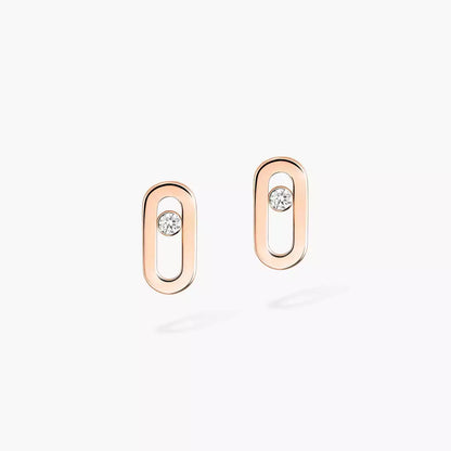 [Novalux]MOVE UNO DIAMOND STUD EARRINGS