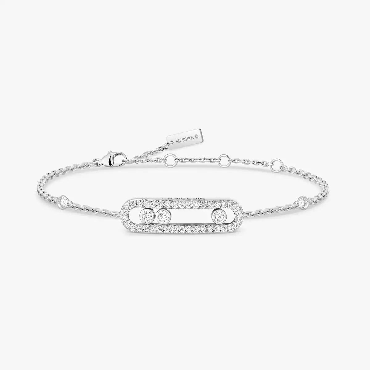 [Novalux]PAVÉ BABY MOVE DIAMOND BRACELET