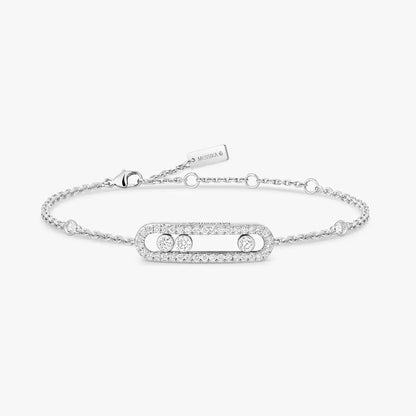 [Novalux]PAVÉ BABY MOVE DIAMOND BRACELET