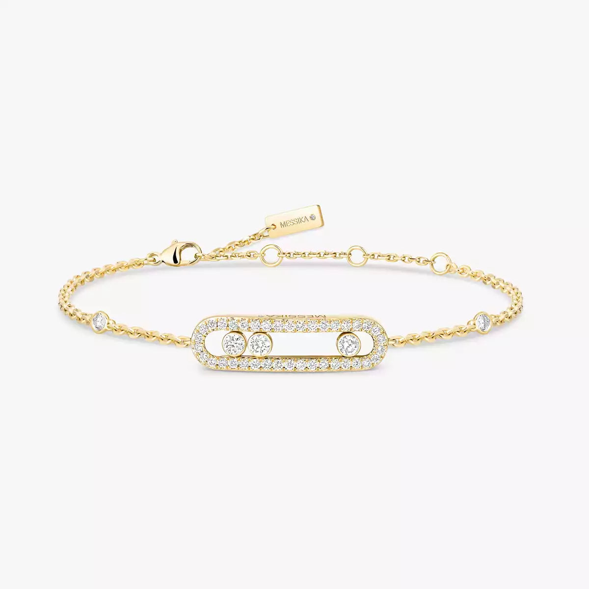 [Novalux]PAVÉ BABY MOVE DIAMOND BRACELET