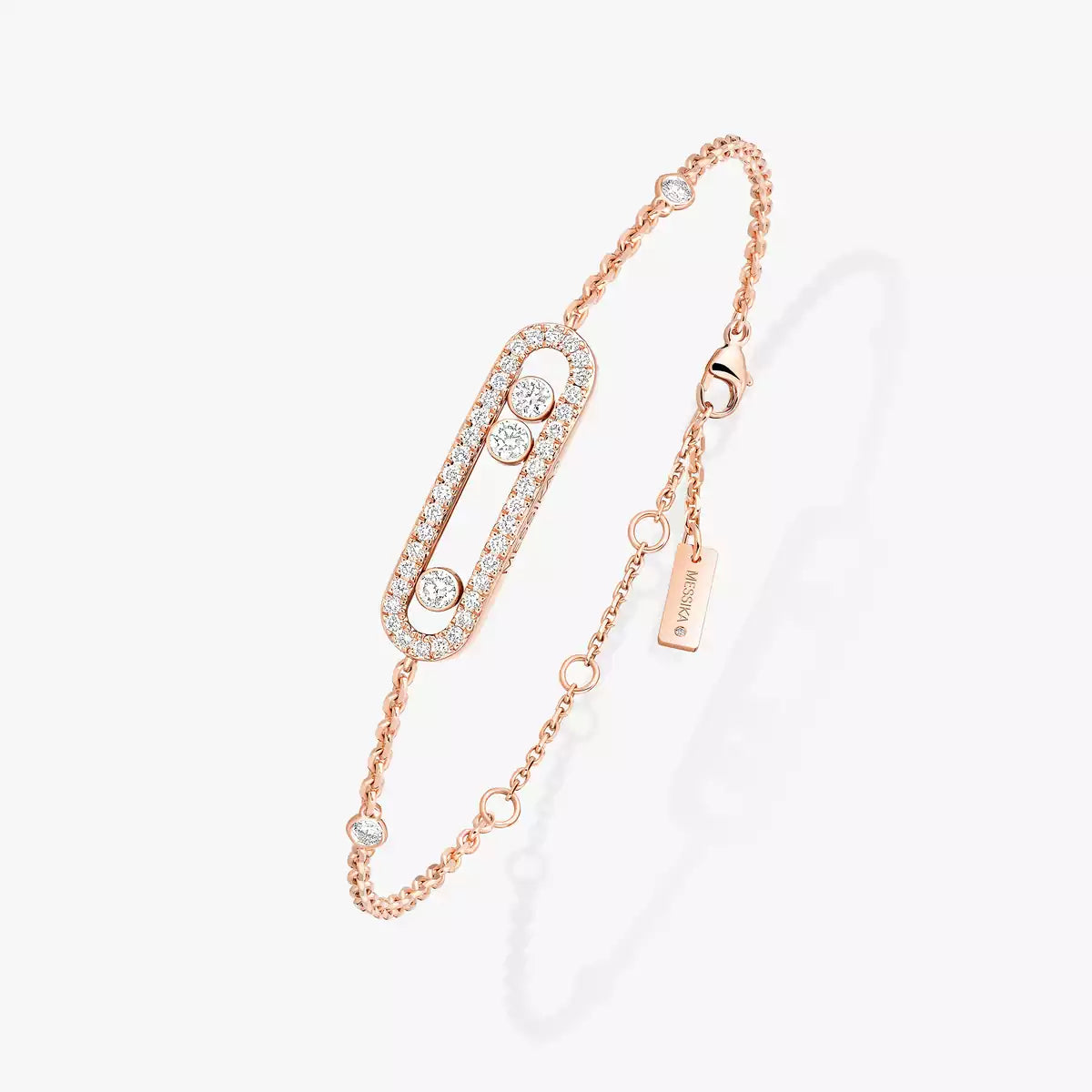 [Novalux]PAVÉ BABY MOVE DIAMOND BRACELET