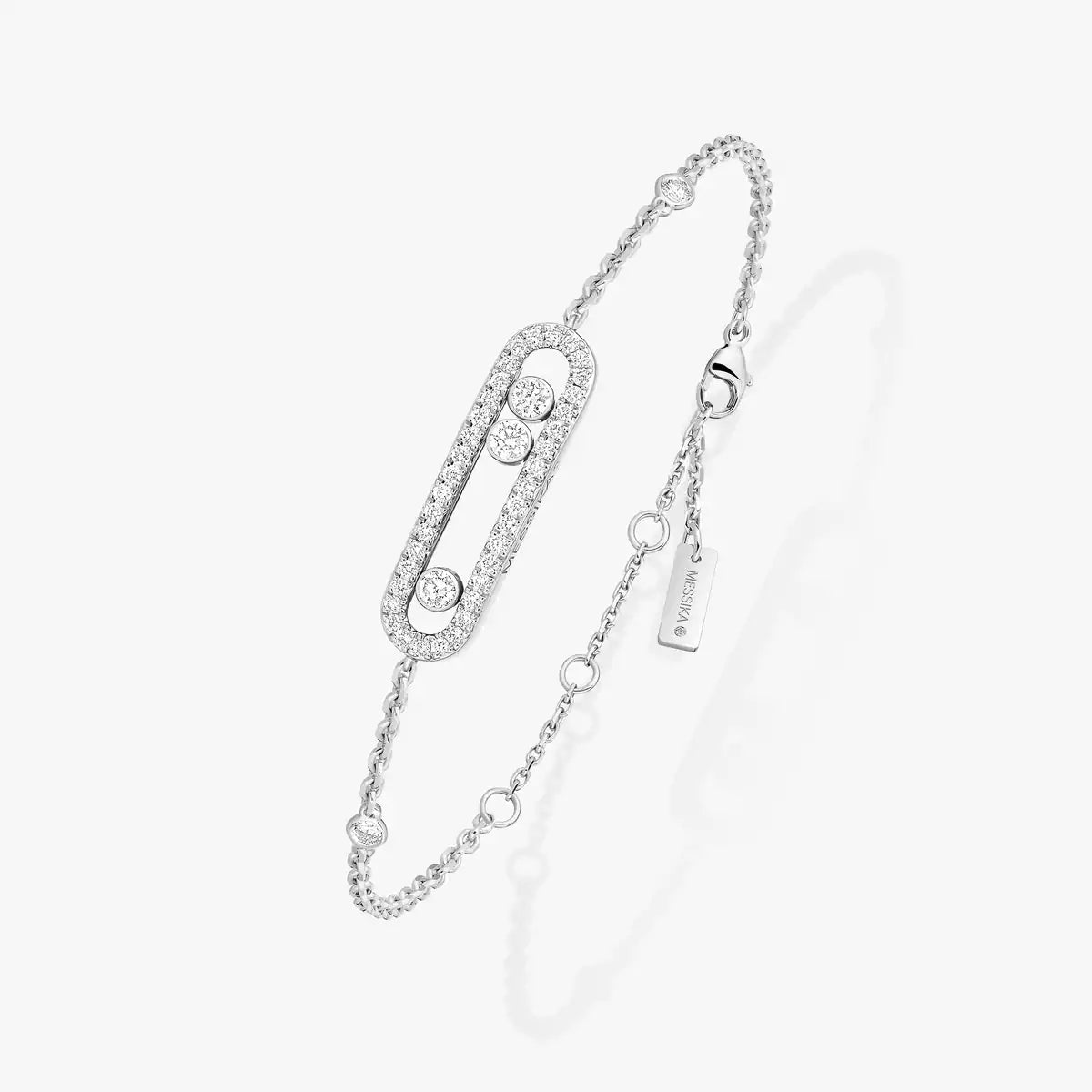 [Novalux]PAVÉ BABY MOVE DIAMOND BRACELET