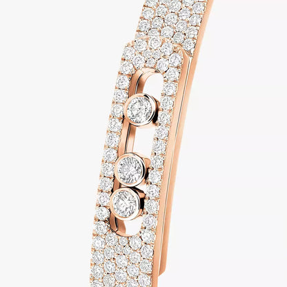 [Novalux]MOVE NOA FULL-PAVÉ DIAMOND BANGLE BRACELET