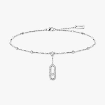 [Novalux]MOVE UNO PAVÉ DIAMOND ANKLE BRACELET