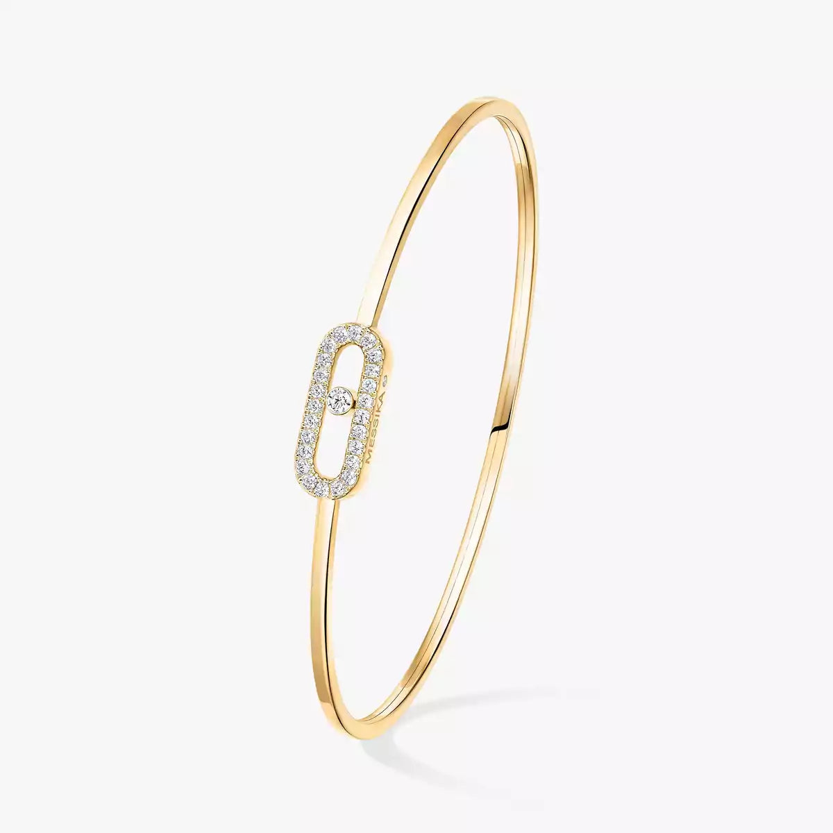 [Novalux]MOVE UNO PAVÉ FLEX BANGLE (MEDIUM)
