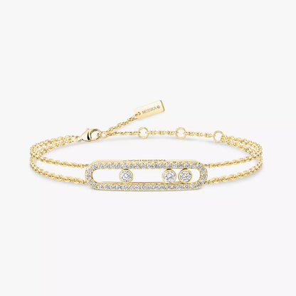 [Novalux]MOVE CLASSIQUE PAVÉ DIAMOND BRACELET